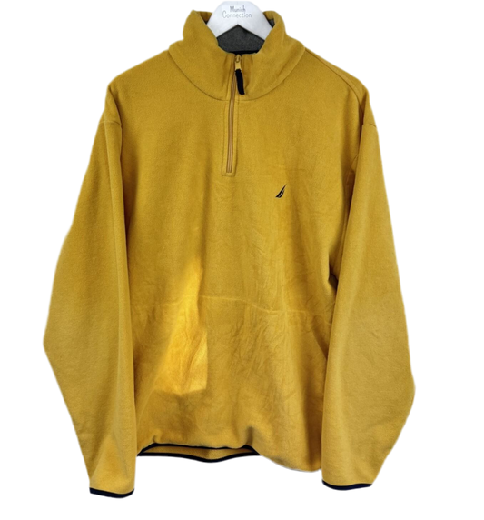 Nautica 1/4 Zip Fleece Gelb (XL)