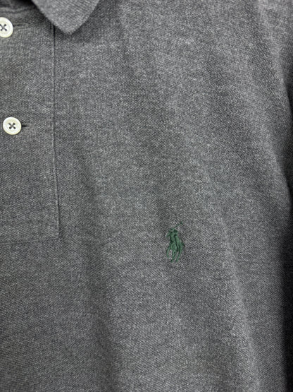 Ralph Lauren Langarmpolo Dunkelgrau (L)