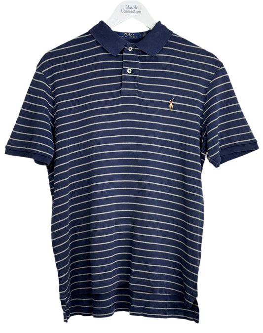 Ralph Lauren Poloshirt Blau Grau (S)