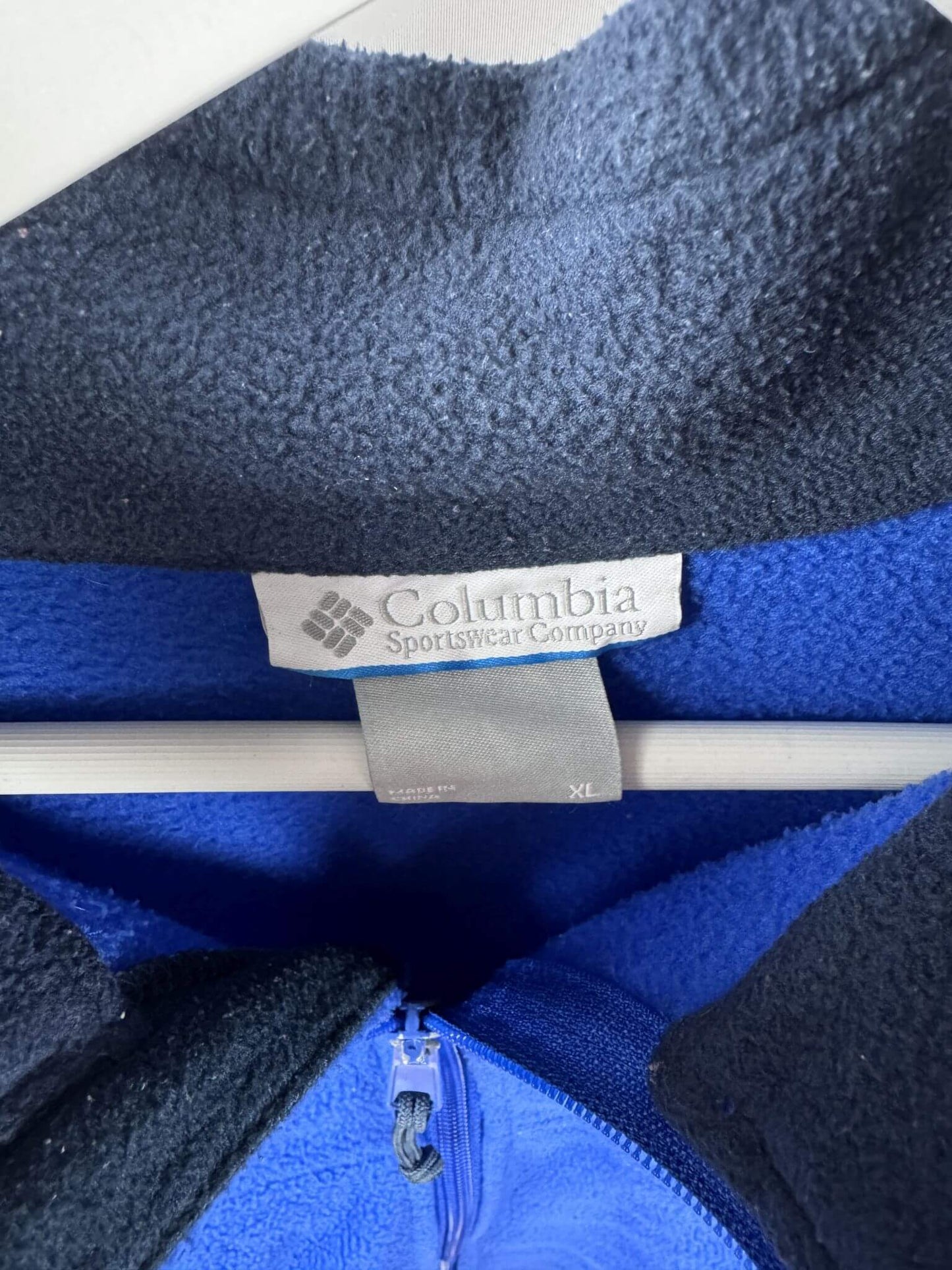 Columbia 1/4 Zip Fleece Blau (XL)