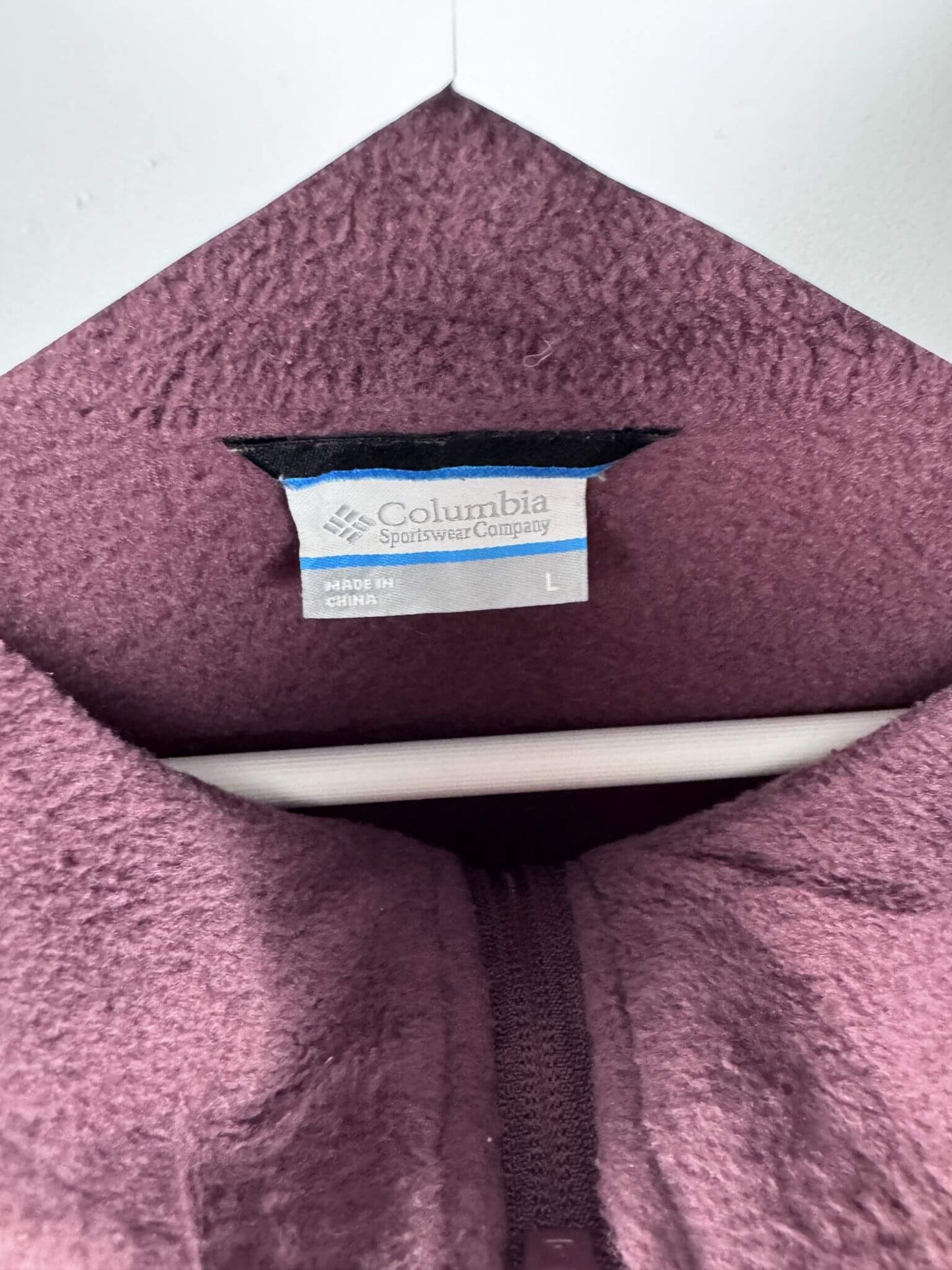 Columbia Zip Jacke Fleece Rot (L)