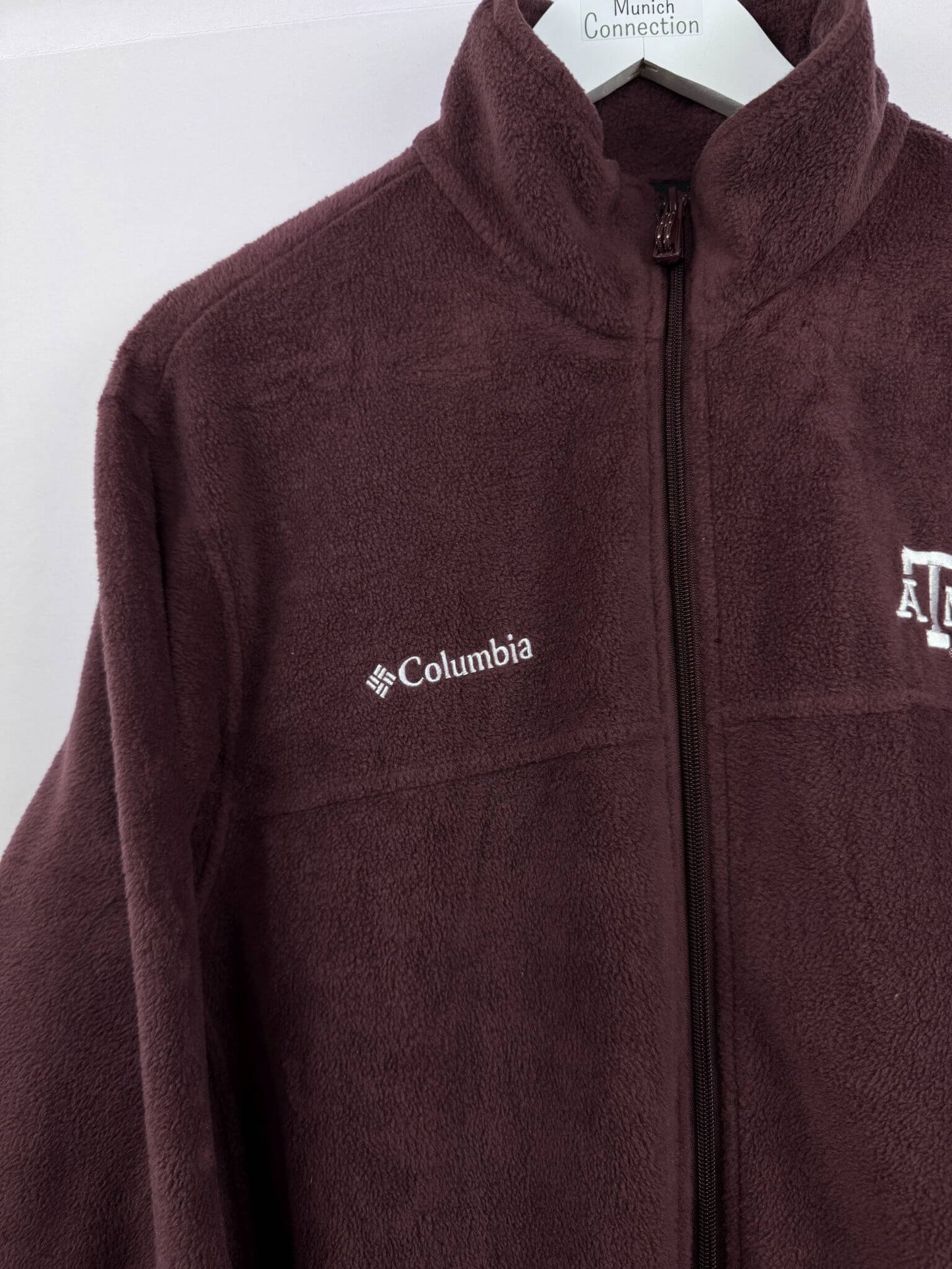 Columbia Zip Jacke Fleece Rot (L)