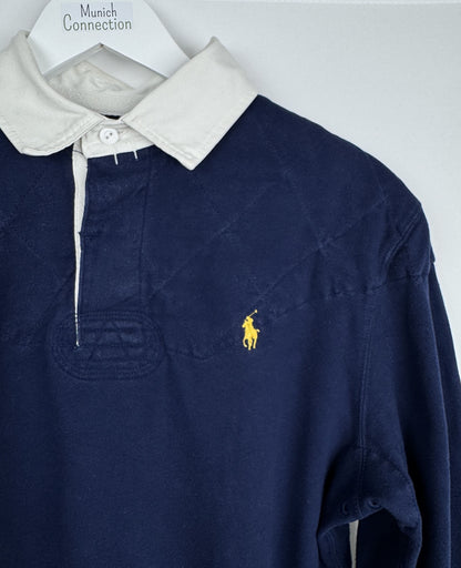 Ralph Lauren Langarmpolo Dunkelblau (M)