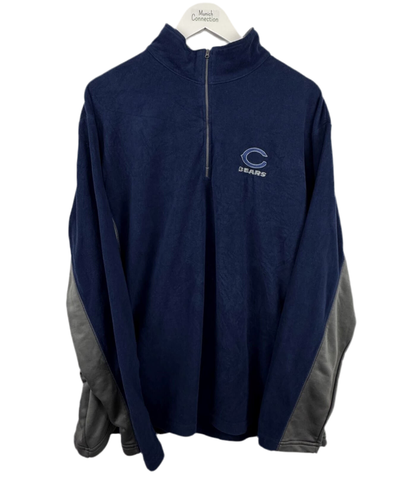 NFL Bears 1/4 Zip Fleece Blau (M)