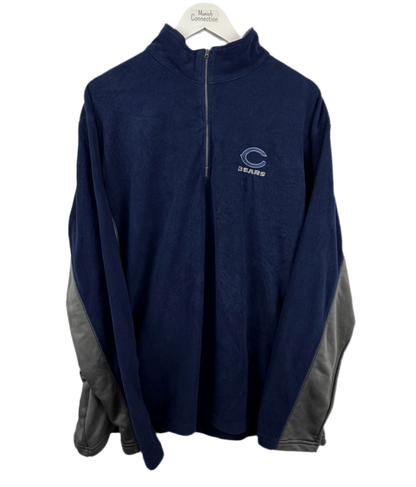NFL Bears 1/4 Zip Fleece Blau (M)