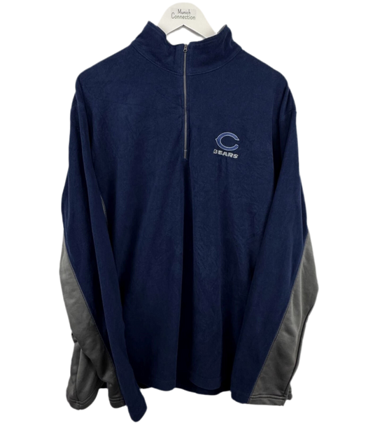 NFL Bears 1/4 Zip Fleece Blau (M)