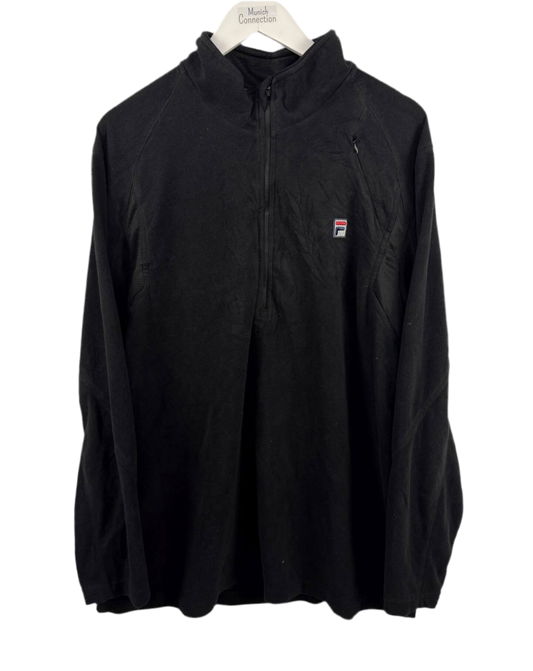 FILA 1/4 Zip Fleece Schwarz (XL)