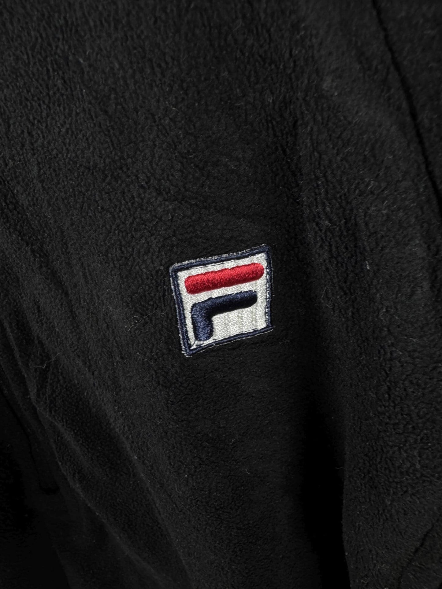 FILA 1/4 Zip Fleece Schwarz (XL)