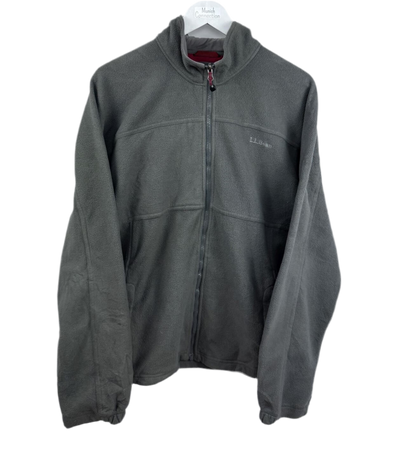 L.L.Bean Zip Jacke Fleece Grau (L)