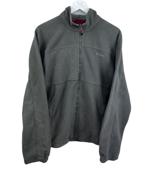 L.L.Bean Zip Jacke Fleece Grau (L)