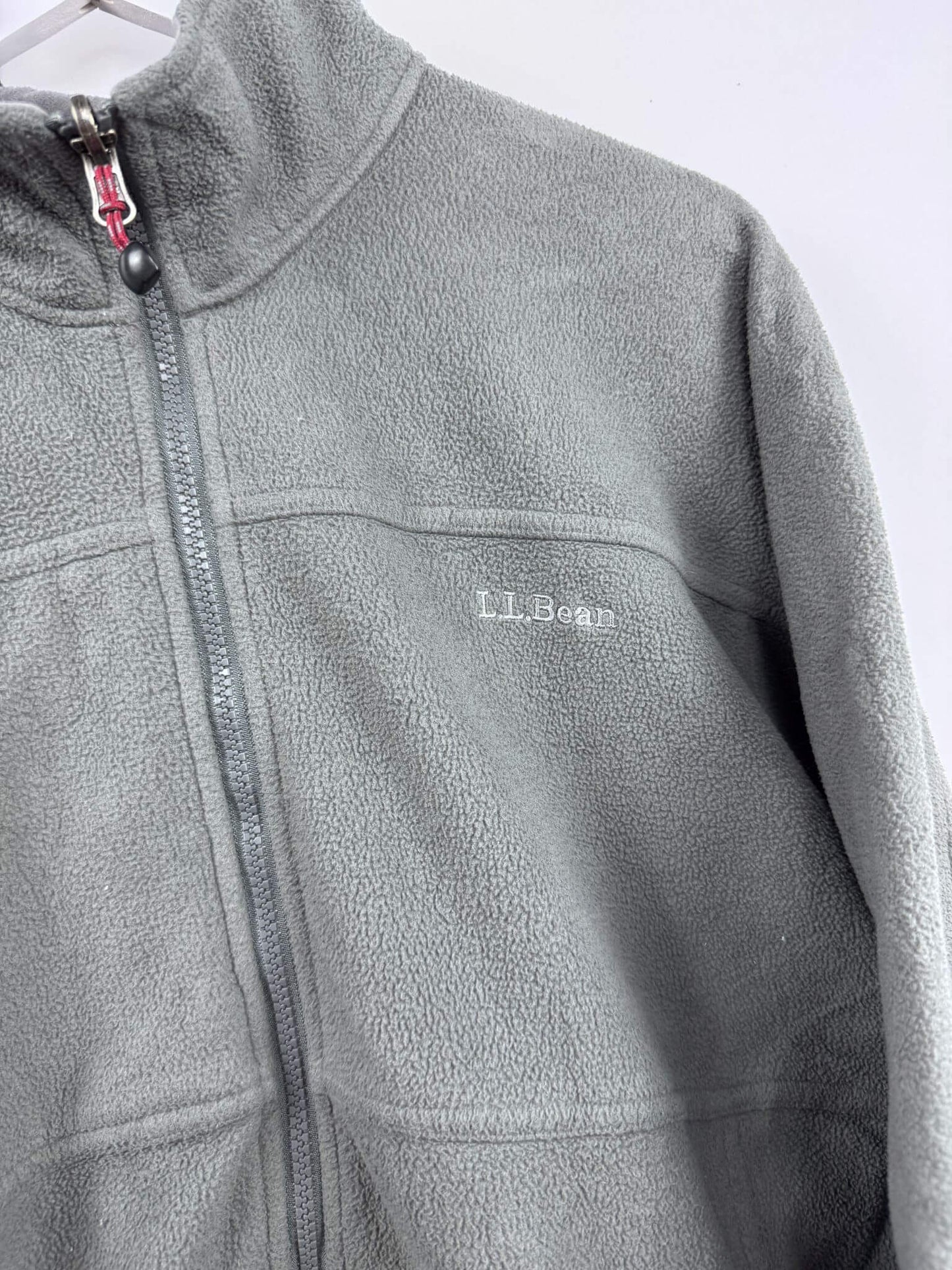 L.L.Bean Zip Jacke Fleece Grau (L)