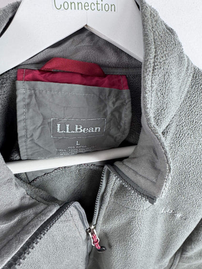 L.L.Bean Zip Jacke Fleece Grau (L)