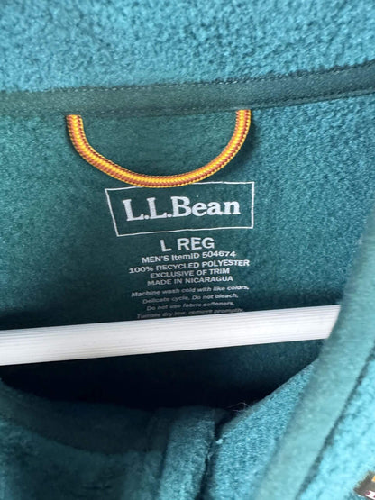 L.L.Bean Zip Jacke Fleece Grün (L)