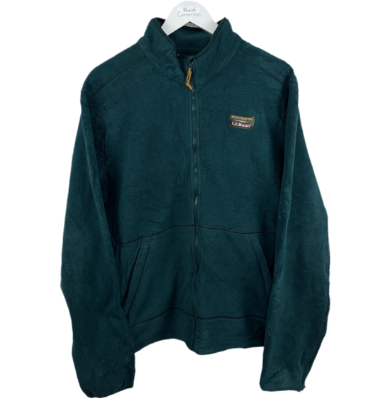 L.L.Bean Zip Jacke Fleece Grün (L)