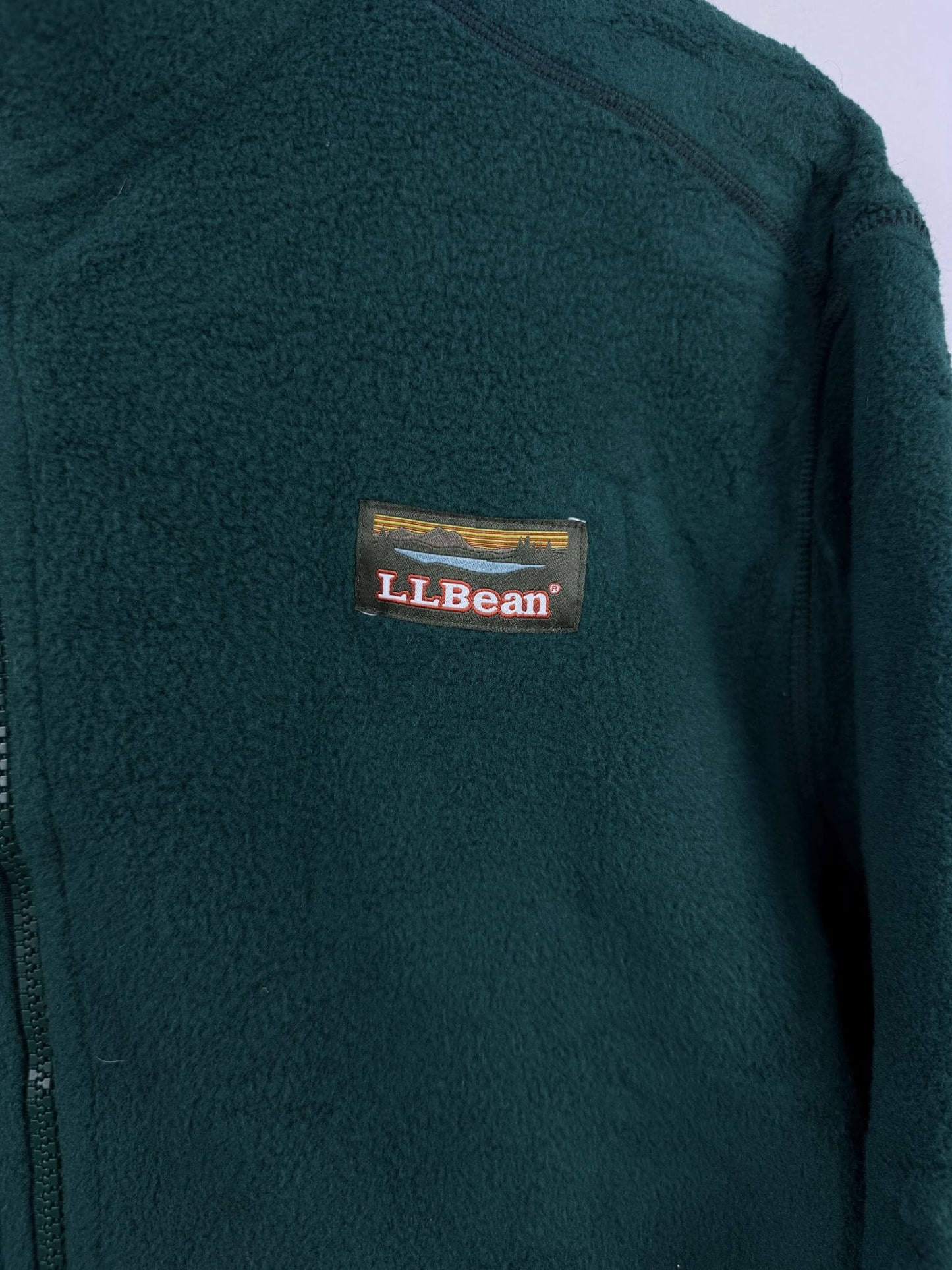 L.L.Bean Zip Jacke Fleece Grün (L)