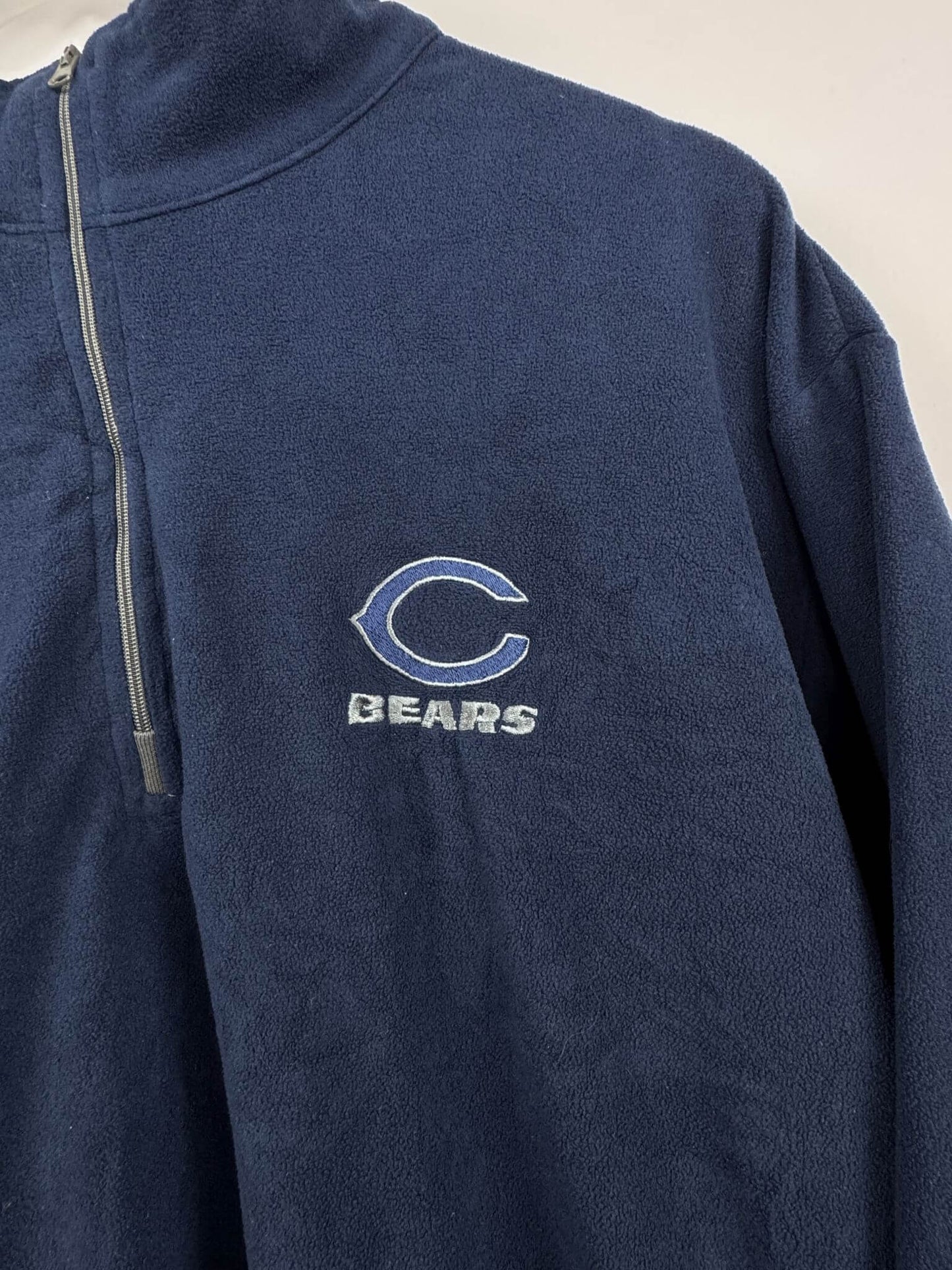 NFL Bears 1/4 Zip Fleece Blau (M)