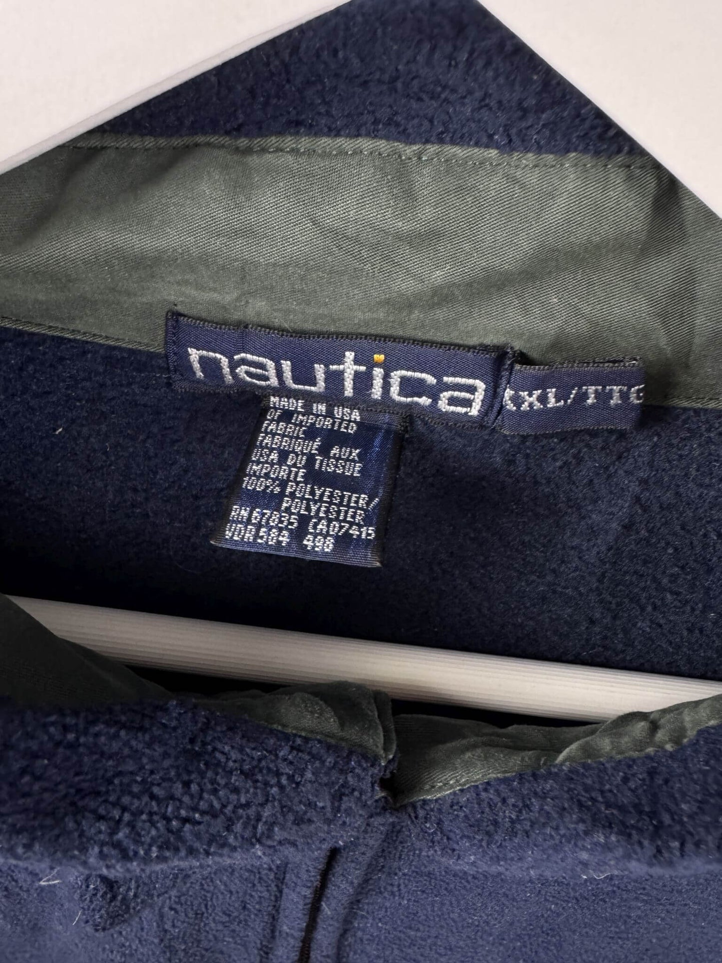 Nautica Zip Jacke Fleece Blau (2XL)