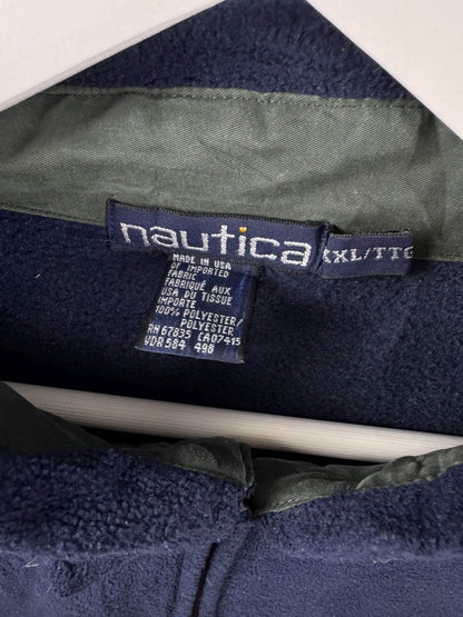 Nautica Zip Jacke Fleece Blau (2XL)