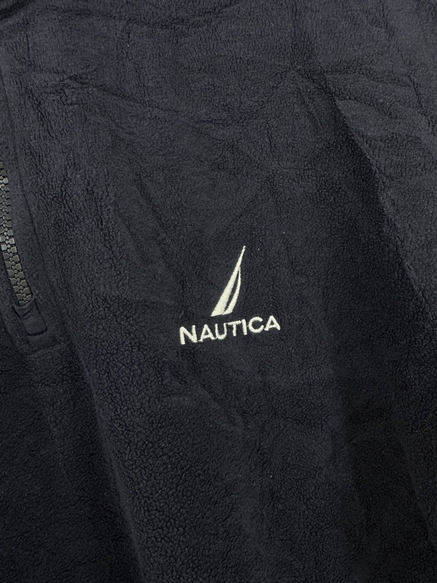 Nautica 1/4 Zip Fleece Zip Blau (S)