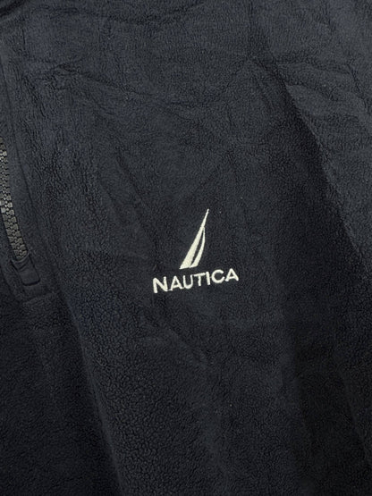 Nautica 1/4 Zip Fleece Zip Blau (S)