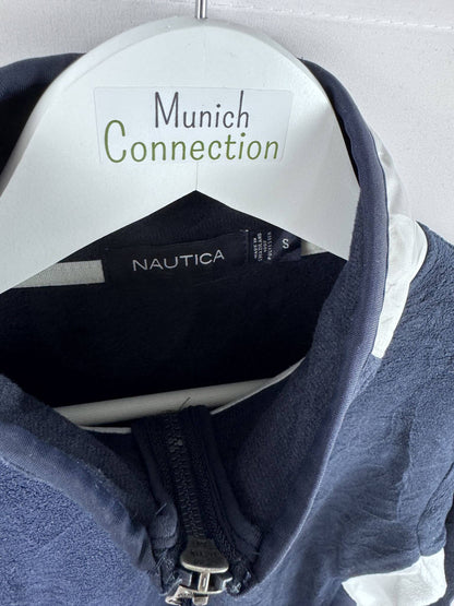 Nautica 1/4 Zip Fleece Zip Blau (S)