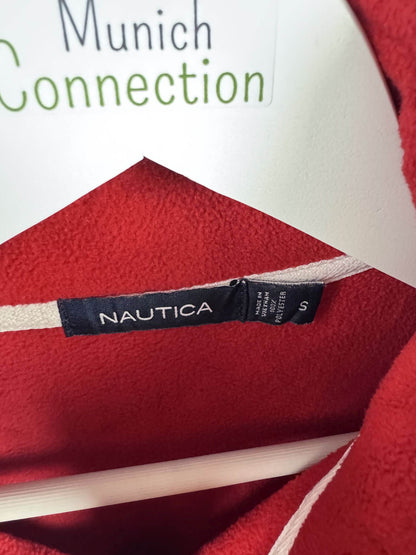 Nautica 1/4 Zip Fleece Rot (S)
