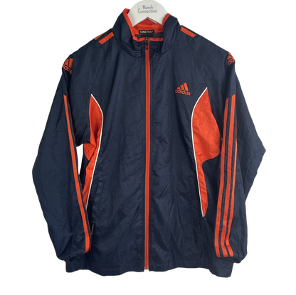 2000s Adidas ClimaProof Funktionsjacke Marine/Orange (XS)