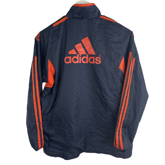 2000s Adidas ClimaProof Funktionsjacke Marine/Orange (XS)