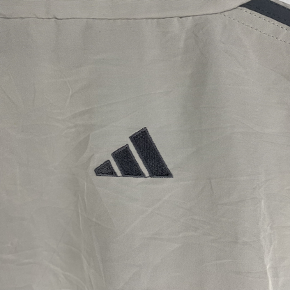 2000s Adidas Windbreaker Grau Zweifarbig (XXL)