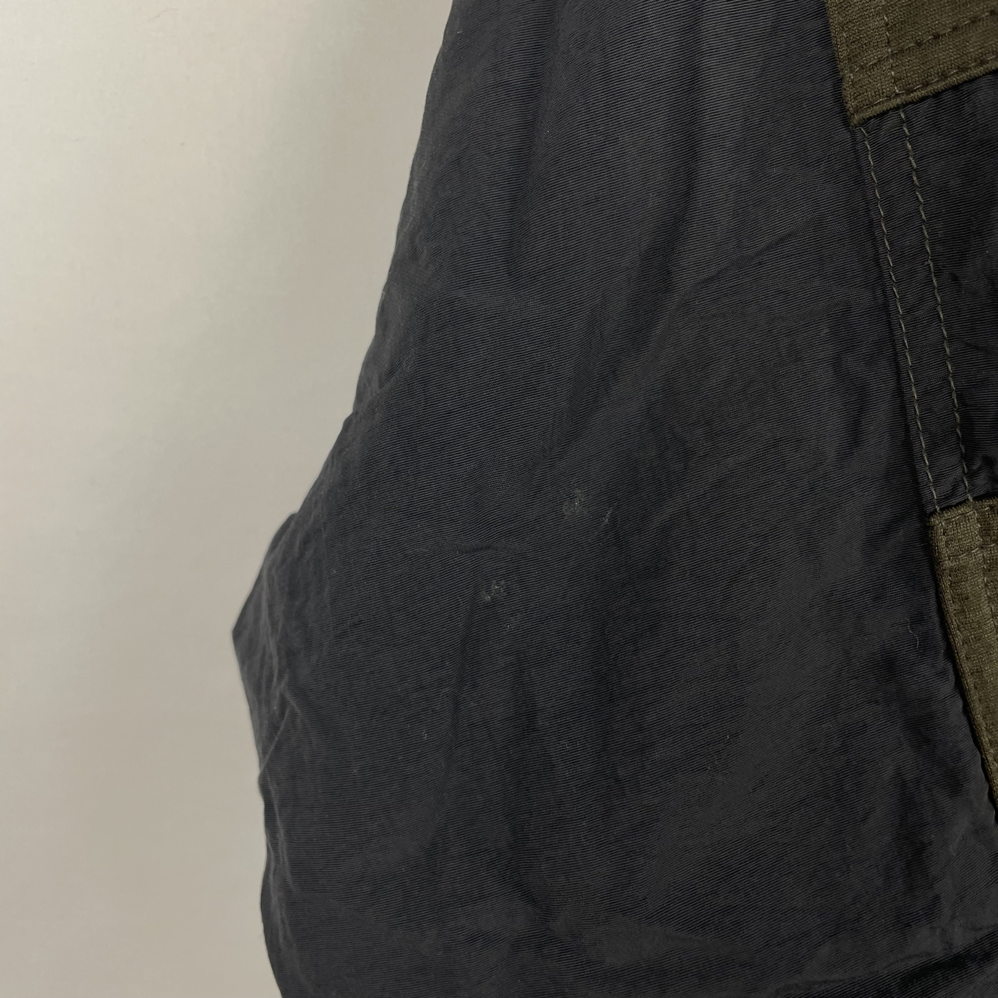 2000s Adidas Utility-Jacke Schwarz/Olive (M)