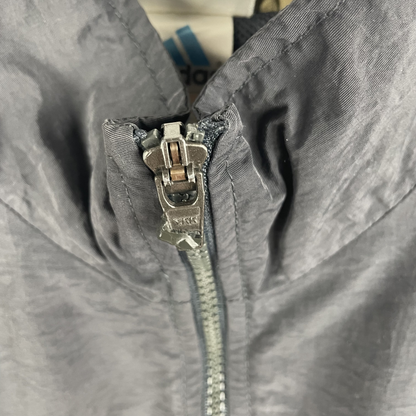 2000s Adidas Utility-Jacke Schwarz/Olive (M)