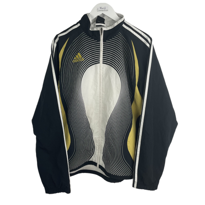 2000s Adidas WM 2006 Windbreaker Weiß/Schwarz/Gelb (M)