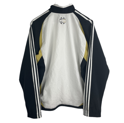 2000s Adidas WM 2006 Windbreaker Weiß/Schwarz/Gelb (M)