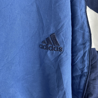 90s Adidas Windbreaker blau weiß (L)