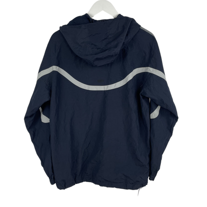 Adidas Half-Zip Windbreaker Navy/Silber (XL)