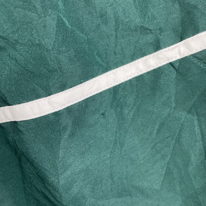 90s Adidas Windbreaker Dunkelgrün/Blau/Weiß (L)