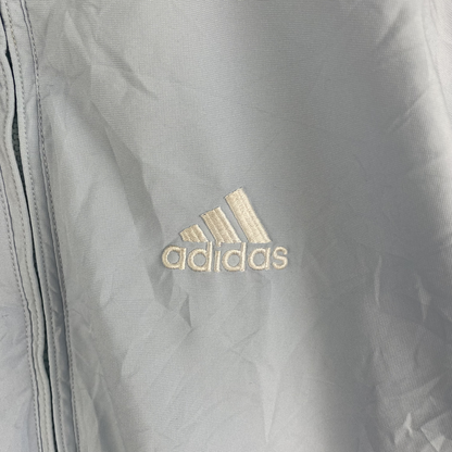 2000s Adidas Trainingsjacke Hellblau/Marine (M)