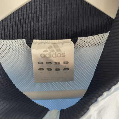 2000s Adidas Trainingsjacke Hellblau/Marine (M)