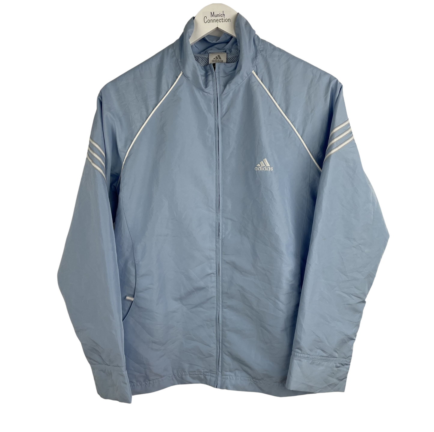 2000s Adidas Windbreaker Hellblau (M)