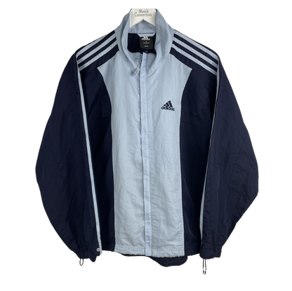 2000s Adidas Windbreaker Marine/Hellblau (M)