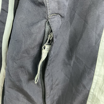 2000s Adidas Windbreaker Marine/Hellblau (M)