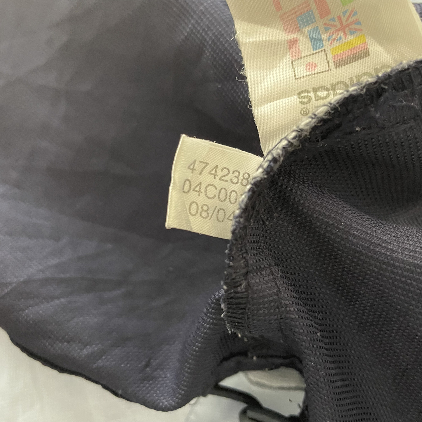 2000s Adidas Windbreaker Marine/Hellblau (M)