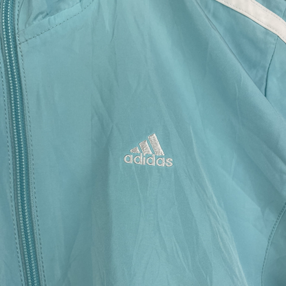Adidas Windbreaker Türkis Weiß (S)