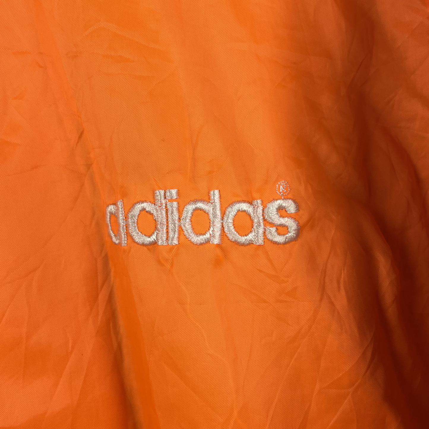 90s Adidas Equipment Windbreaker Orange (L)