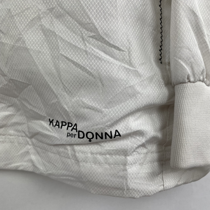 2000s Kappa Windbreaker Weiß Neogolf (L) (Damen gr.)