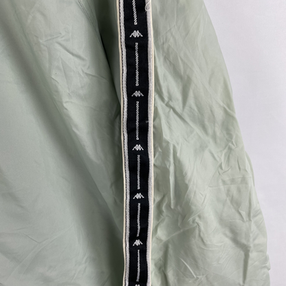 90s Kappa Taped Trainingsjacke Mint Schwarz (L)