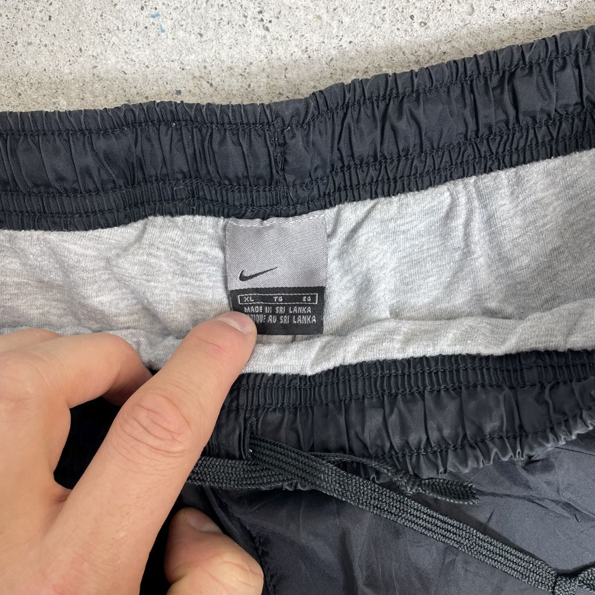 00s Nike Nylonhose Schwarz (XL)