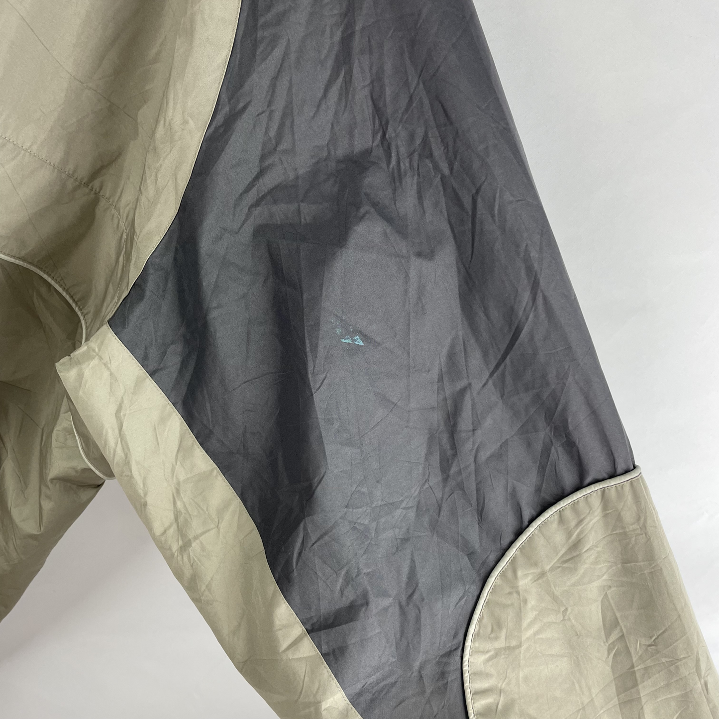 2000s Nike Windbreaker Zweifarbig Khaki/Grau (XL)