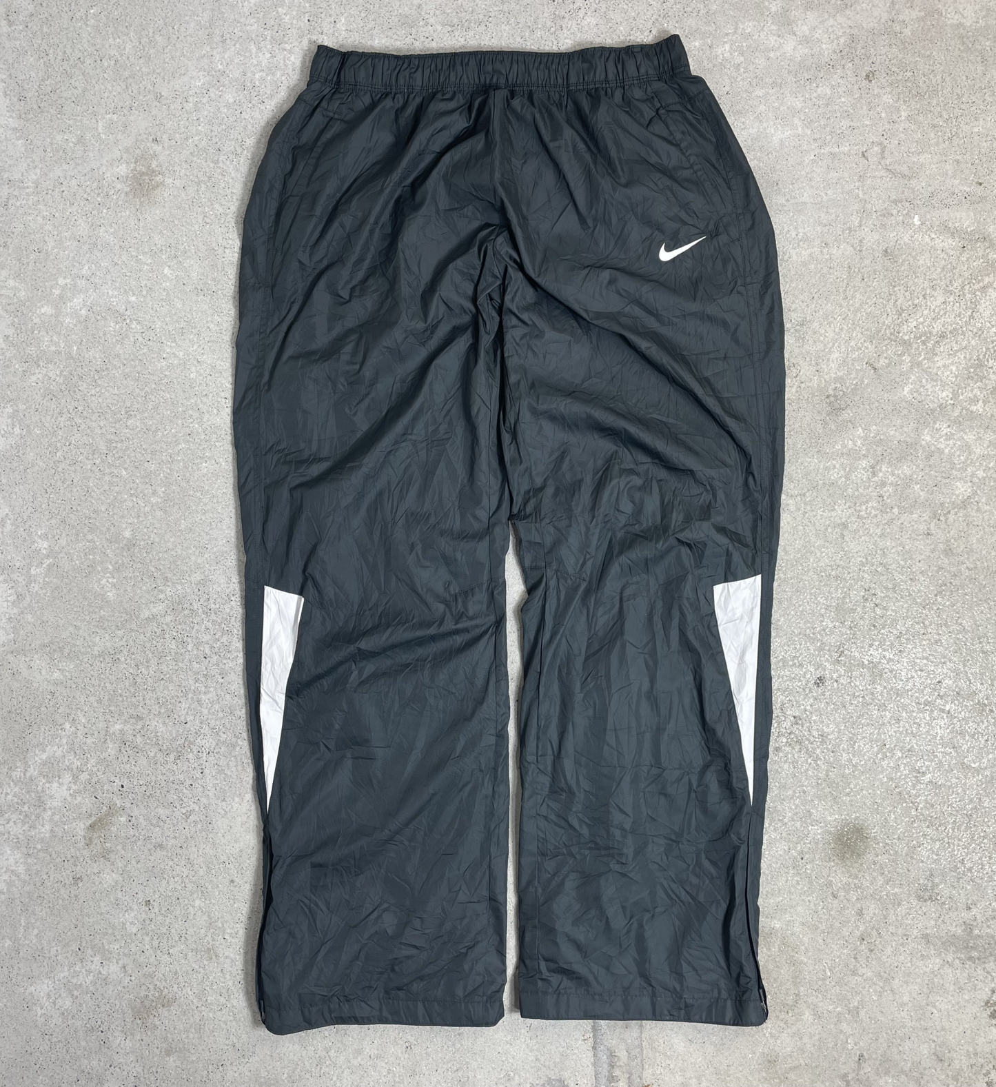 2010s Nike Storm-FIT Track Pants Schwarz/Weiß (L)