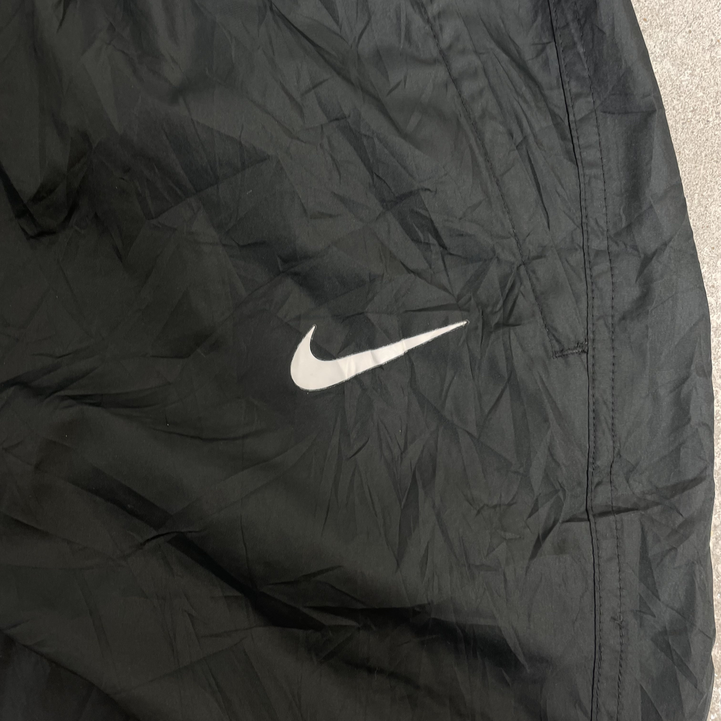 2010s Nike Storm-FIT Track Pants Schwarz/Weiß (L)